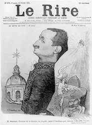 Karikatur av Paul Deschanel, fra 